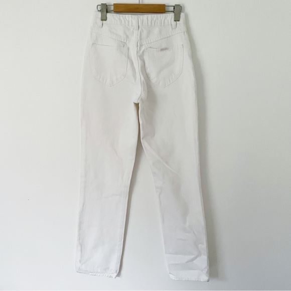 NWOT Rollas Classic High Rise Straight Leg Jean in Vintage White size 26 - Picture 10 of 16